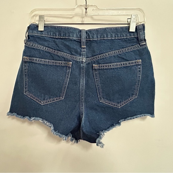 PINK High Waisted Cut off Shorts - Picture 2 of 6